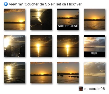 macbrain98 - View my 'Coucher de Soleil' set on Flickriver