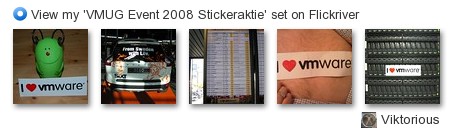 Viktorious - View my 'VMUG Event 2008 Stickeraktie' set on Flickriver