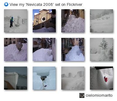 cielomiomarito - View my 'Nevicata 2008' set on Flickriver