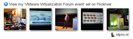 ntpro.nl - View my 'VMware Virtualization Forum event' set on Flickriver