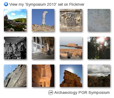 Archaeology PGR Symposium - View my 'Symposium 2013' set on Flickriver