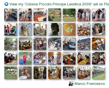 Marco Francesco - View my 'Colonia Piccolo Principe Leontica 2009' set on Flickriver