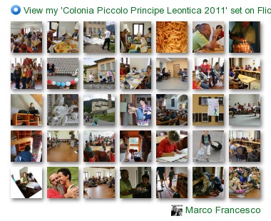 Marco Francesco - View my 'Colonia Piccolo Principe Leontica 2011' set on Flickriver