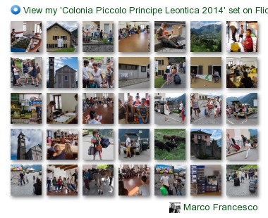 Marco Francesco - View my 'Colonia Piccolo Principe Leontica 2014' set on Flickriver