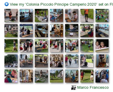 Marco Francesco - View my 'Colonia Piccolo Principe Camperio 2020' set on Flickriver